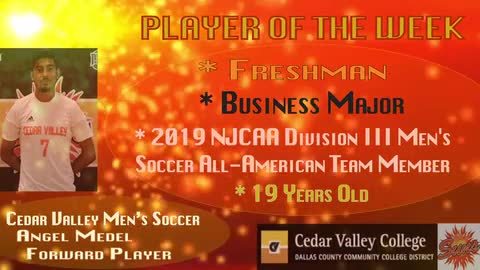 Player of the Week- Angel Medel