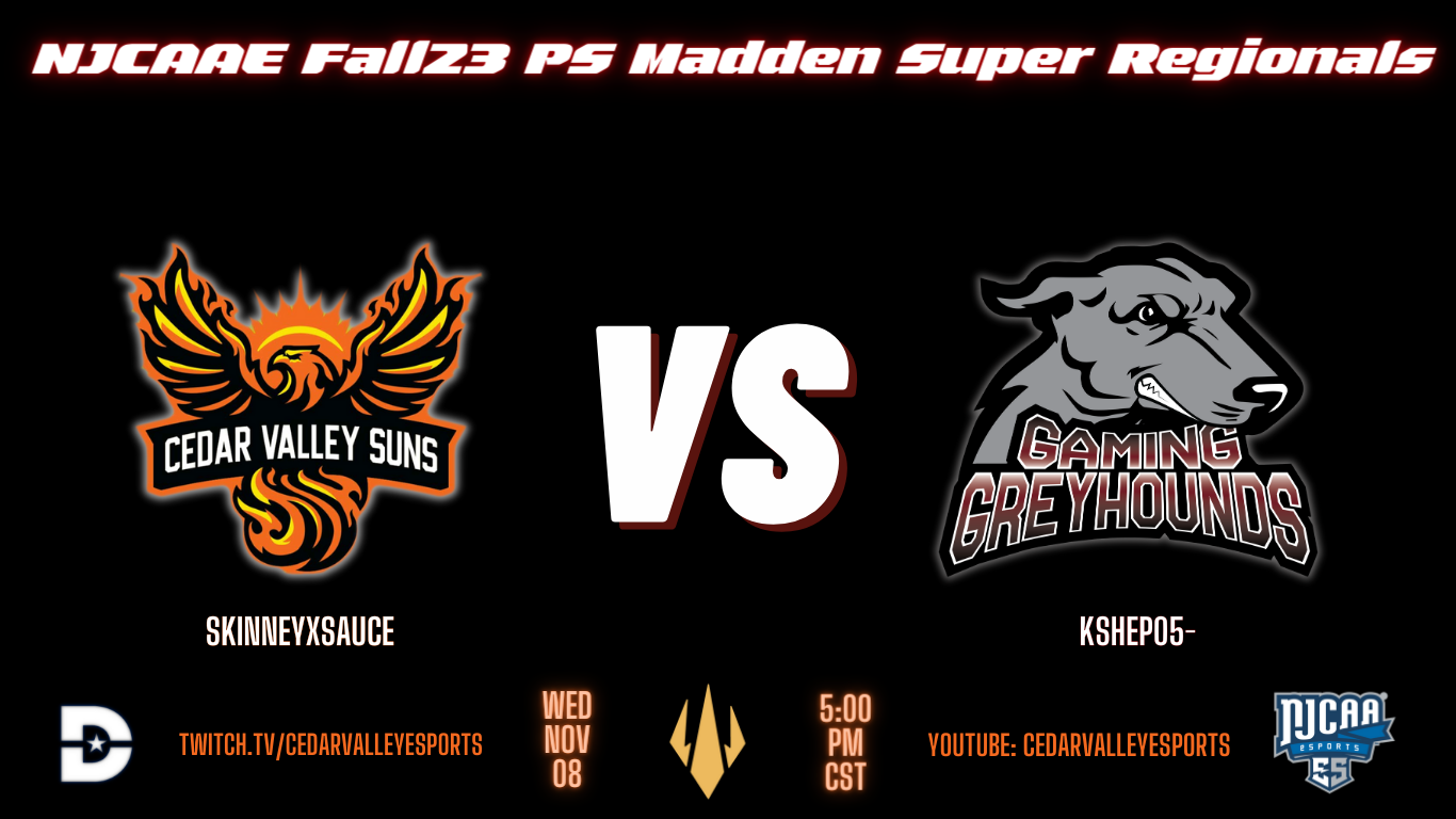 Cedar Valley Suns Madden 24 Postseason Begins Wednesday
