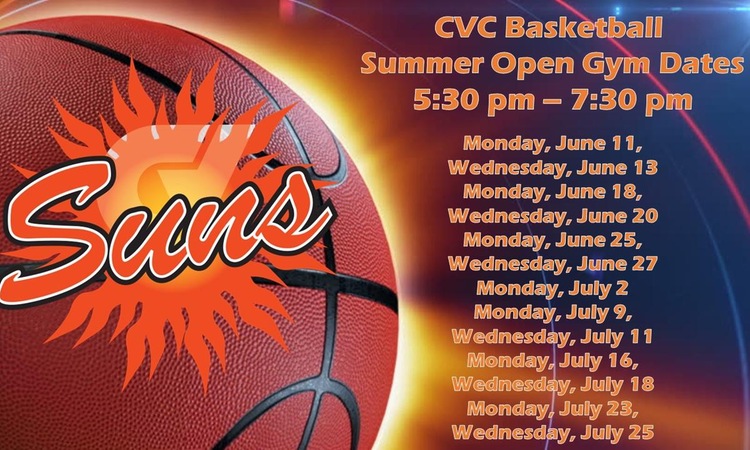 CVC Basketball Open Gym Begins on June 11