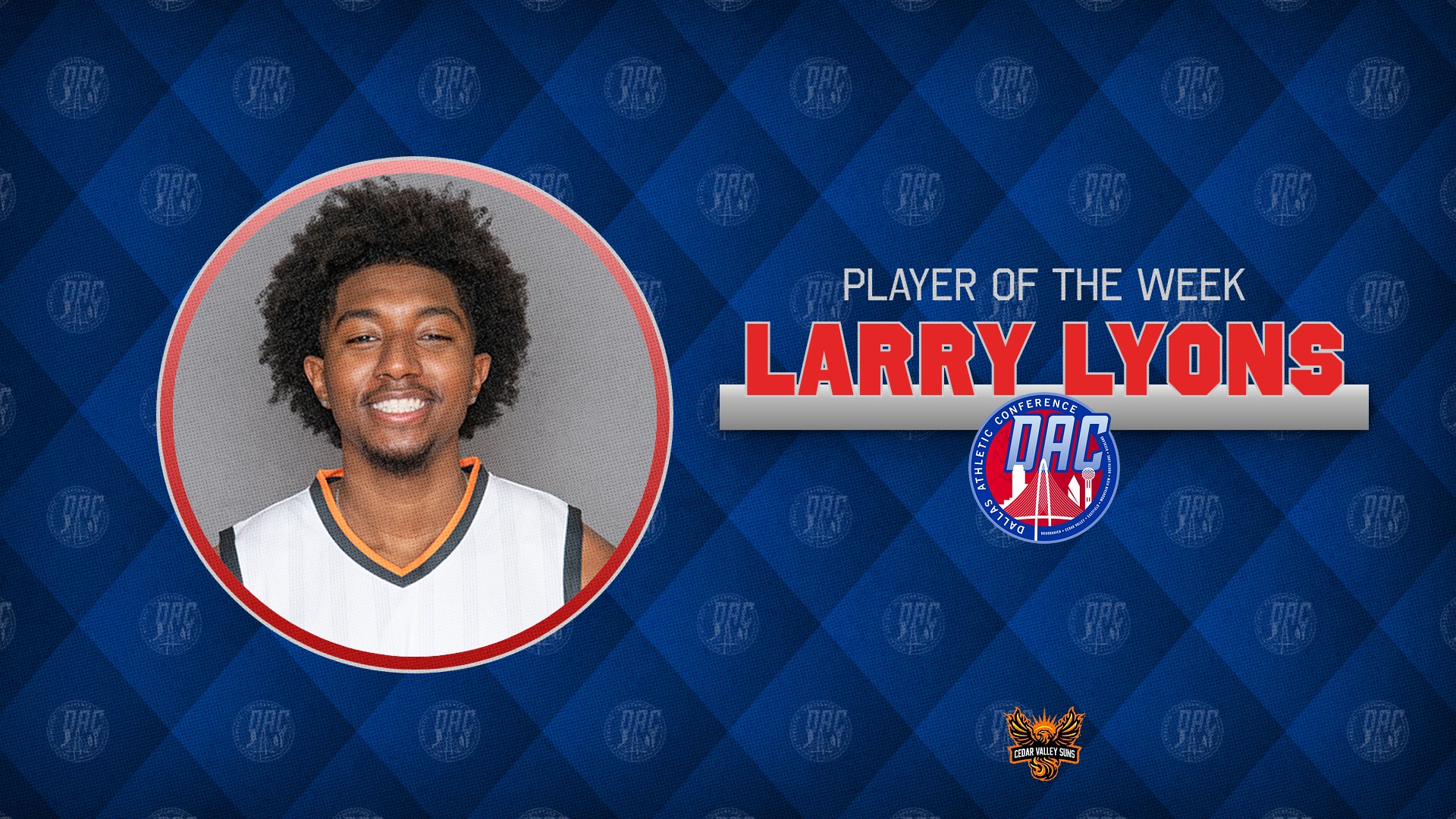 Lyons Selected as DAC Player of Week