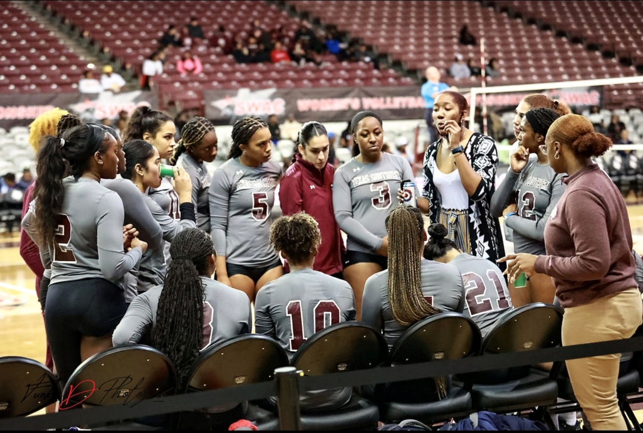 Courtney Willis was hired as Dallas College Cedar Valley's volleyball coach in July 2023. 
